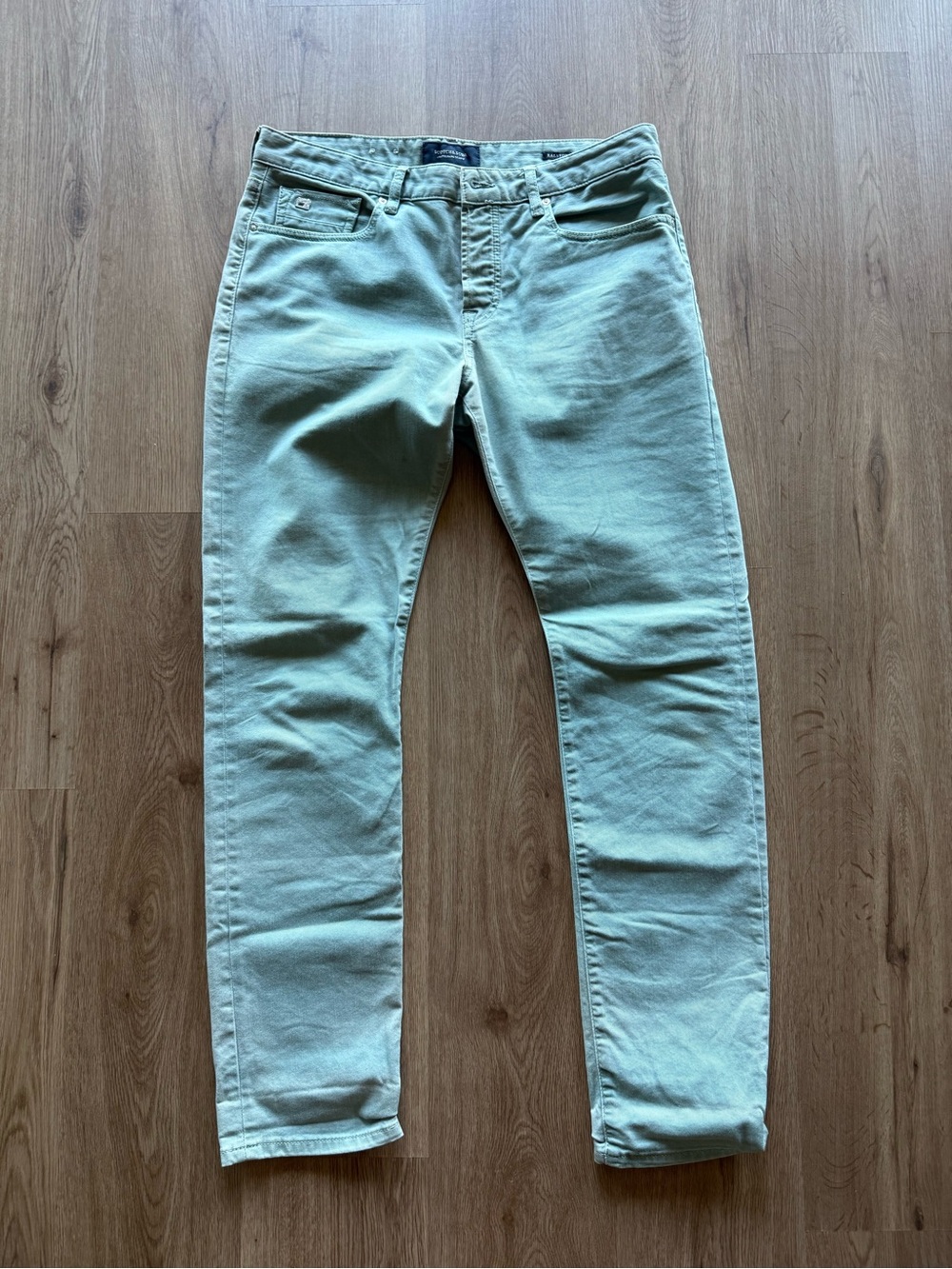 Scotch & Soda Ralston Slim Jeans in Light Sage Green